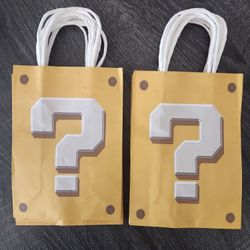 Super mario party favor bags $5
