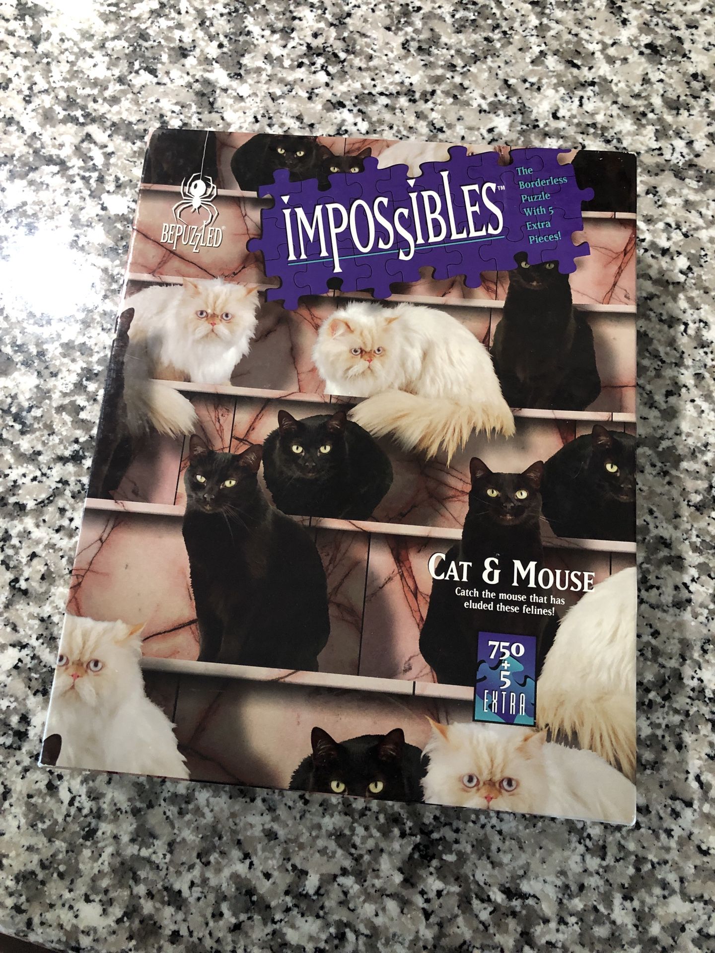 Impossible cat puzzle board games