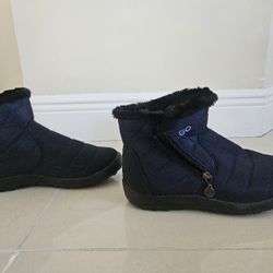 Botas acolchadas de invierno para mujer – Cálidas e impermeables
