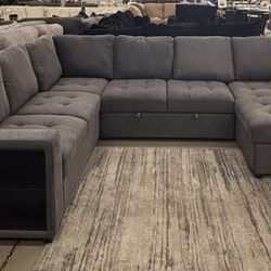 Beautiful Sectional With Pull Out Bed 