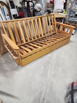 Futon Bed frame and mattress