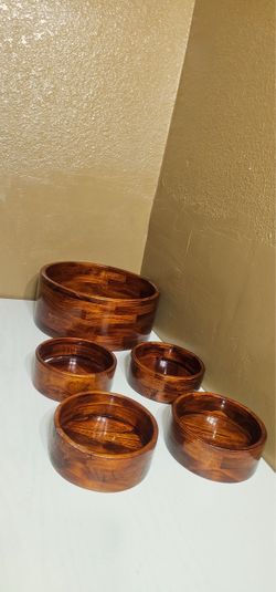 Tazones de madera