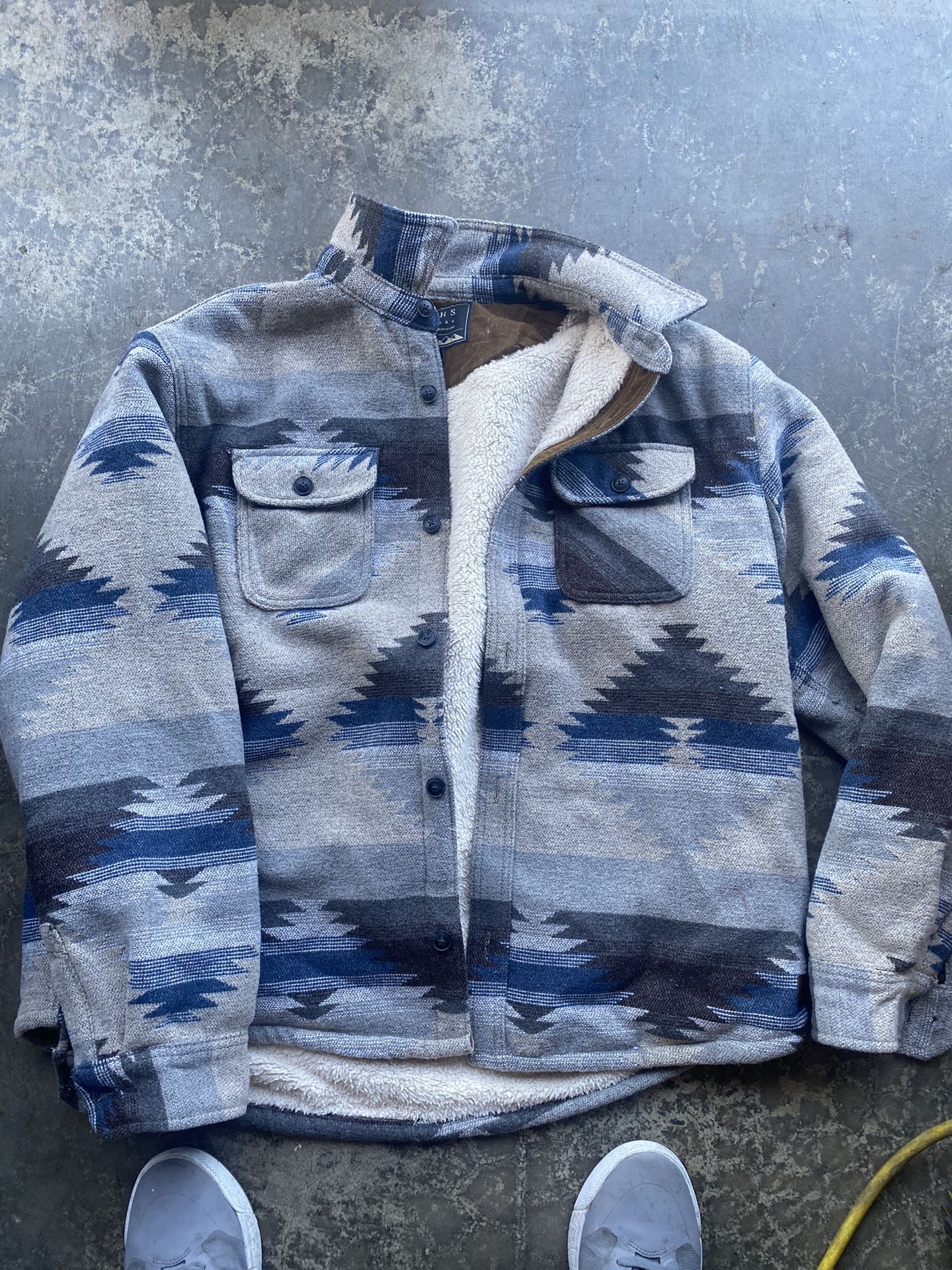 Sherpa Lined Wool Jacket Jachs, New York