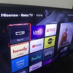 Hisense Roku Smart Tv PICK UP ONLY