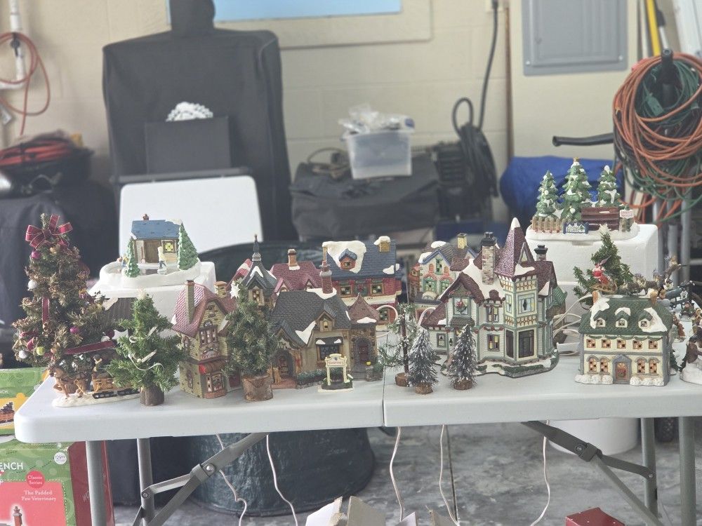 Christmas Village and Accessories