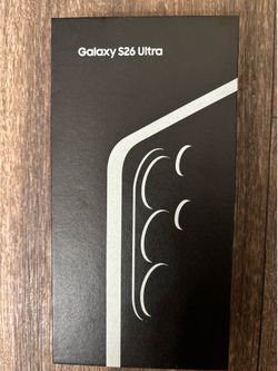 📱🔥 (512 GB) Samsung Galaxy S26 Ultra – Titanium Black 🖤 (FACTORY UNLOCKED)