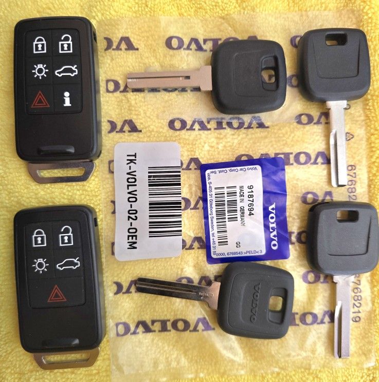 All Volvo key Fob Smart Keyless Go Proximity Remote Keyfob S60 S80 V40 V60 V70 XC60 XC70