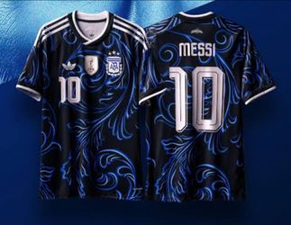 Messi Argentina World Cup Jersey S M L XL XXL
