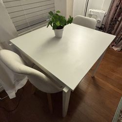 Dinning Table And Two Dinning Chairs 