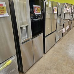 LG refrigerator stainless steel 36 inch wide side by side