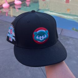 Black Turquoise Chicago Cubs 7 1/8 1990 Alll Star Game ASG Cap City Hatclub