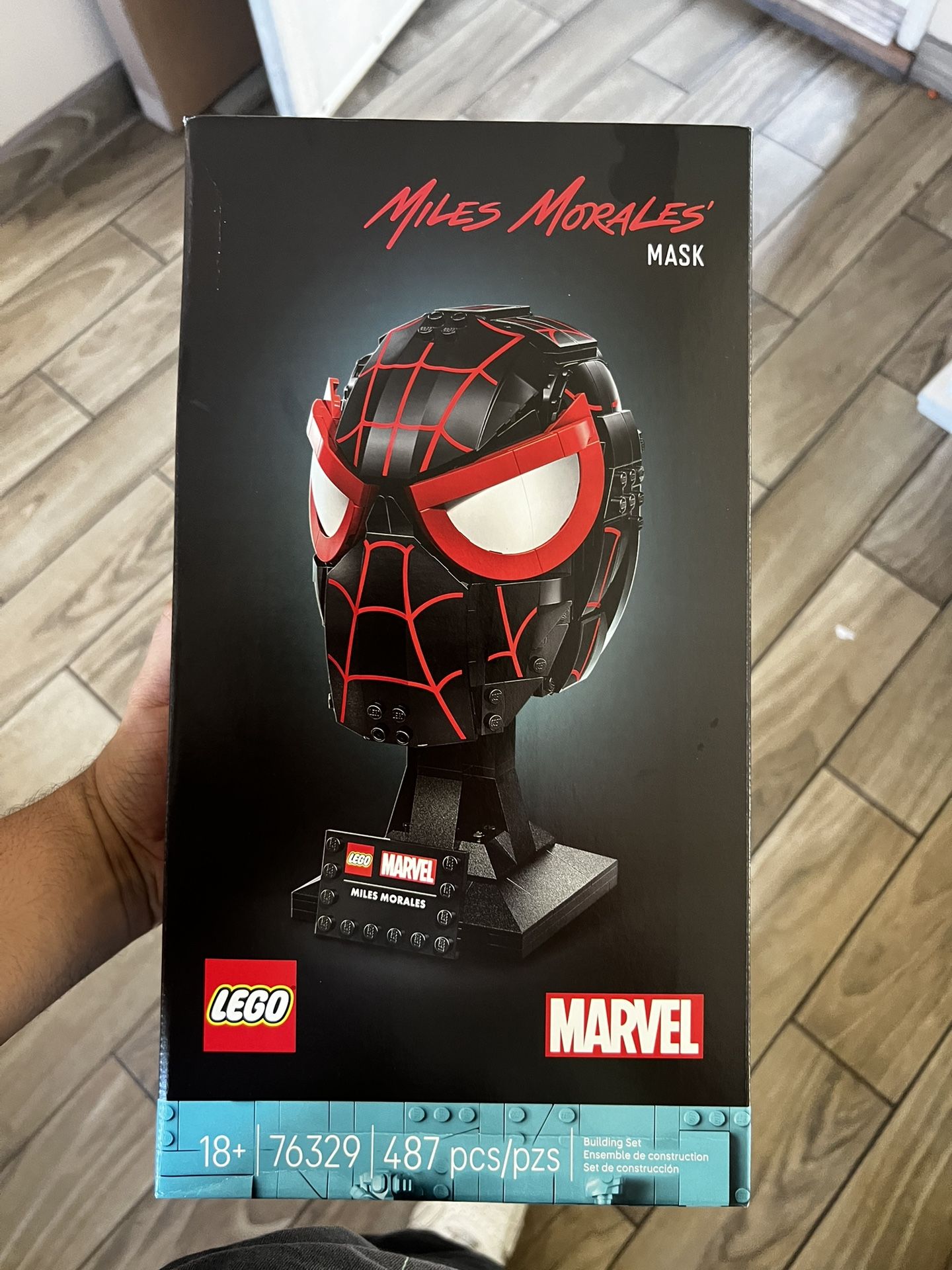 Mile Morales Mask Lego 