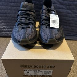 Size 9: 2020 Yeezy Boost 380 'Onyx Non-Reflective' (Deadstock)