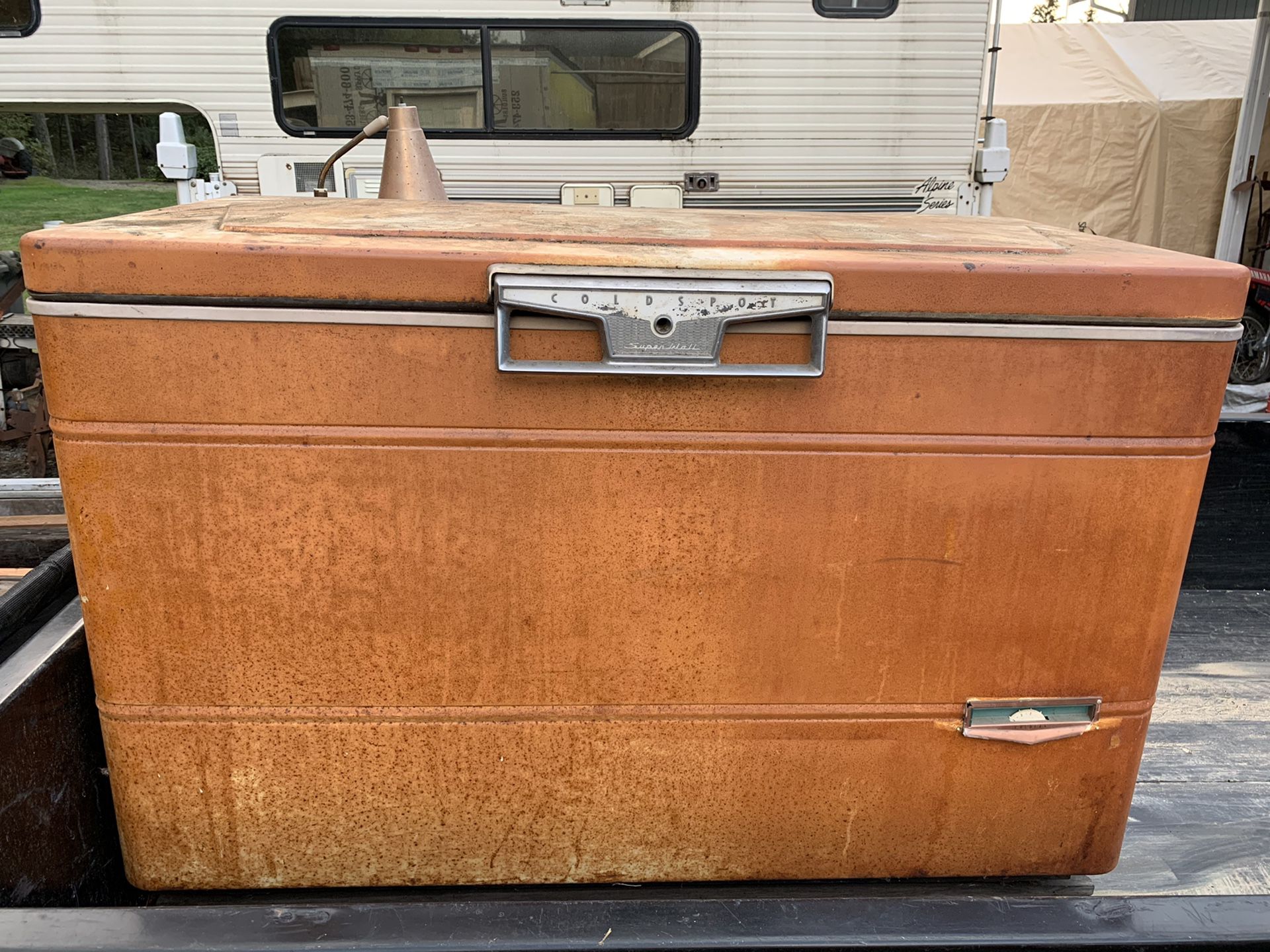 Vintage Coldspot chest freezer