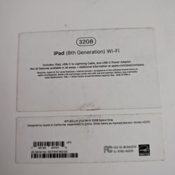 iPad 8th Gen 