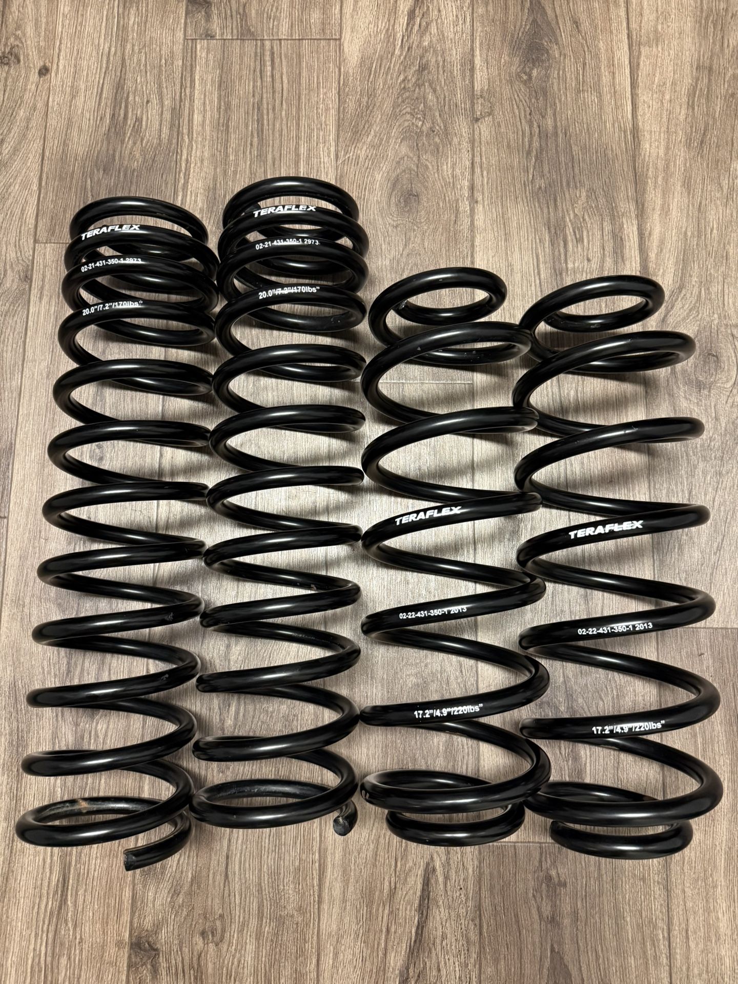 Jeep JL Wrangler Teraflex 3.5 HD Springs Outback