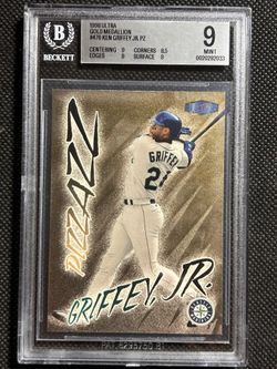 FLEER ULTRA 1998 KEN GRIFFEY JR GOLD MEDALLION PIZZAZZ BGS 9 MINT VARIATION SSP