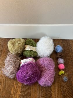 Assorted Scrubby Yarn Lot