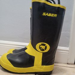 Saber Firefighter Rubber Boots