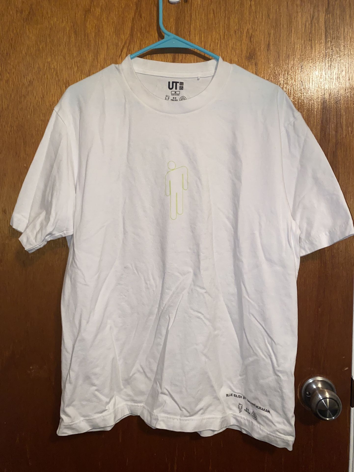 Billie Eilish x Takashi Murakami Uniqlo Tee White Women’s Size Medium