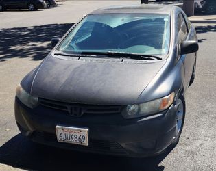 2007 Honda Civic Ex/Zx (Black, Coupe) (For Sale As Is)