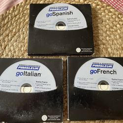 CDs  Learn Spanish, French And Italian Language Lot