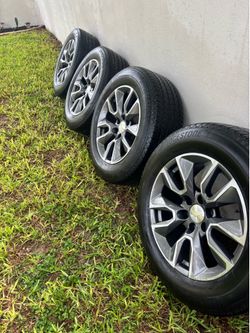 Factory Chevy 20” rims and tires