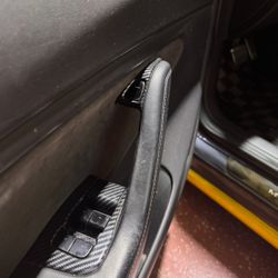 Tesla Model 3 and Y Carbon Fiber Door Panels Trim 