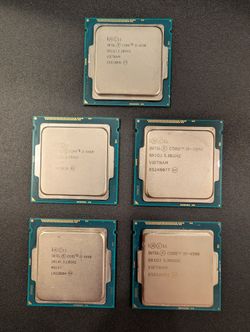 5 Intel Processors For Sale i5 4590 And Other 4th Generation $40 For All
