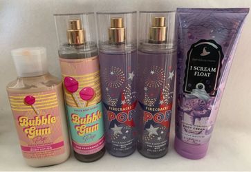 5 Piece Lot Bath & Body Works