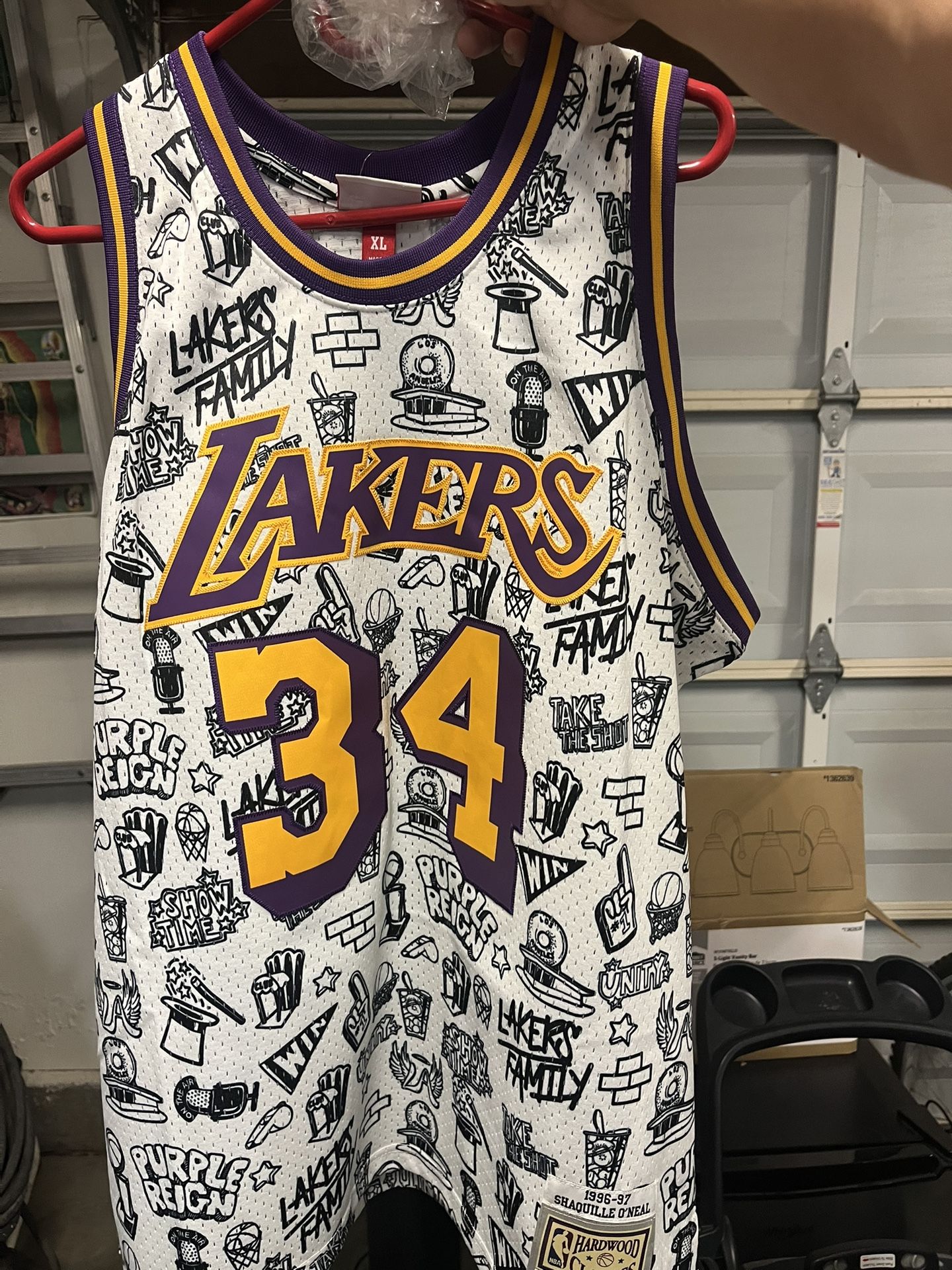 Mitchell & Ness Shaquille (Shaq) O’Neal Los Angeles Lakers Vintage Jersey