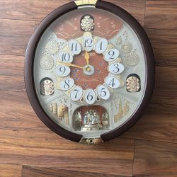 Seiko Melodies in Motion Wall Clock with Swarovski Crystals - Special Edition