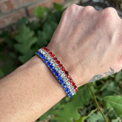 Women's July 4th Patriotic Bracelet