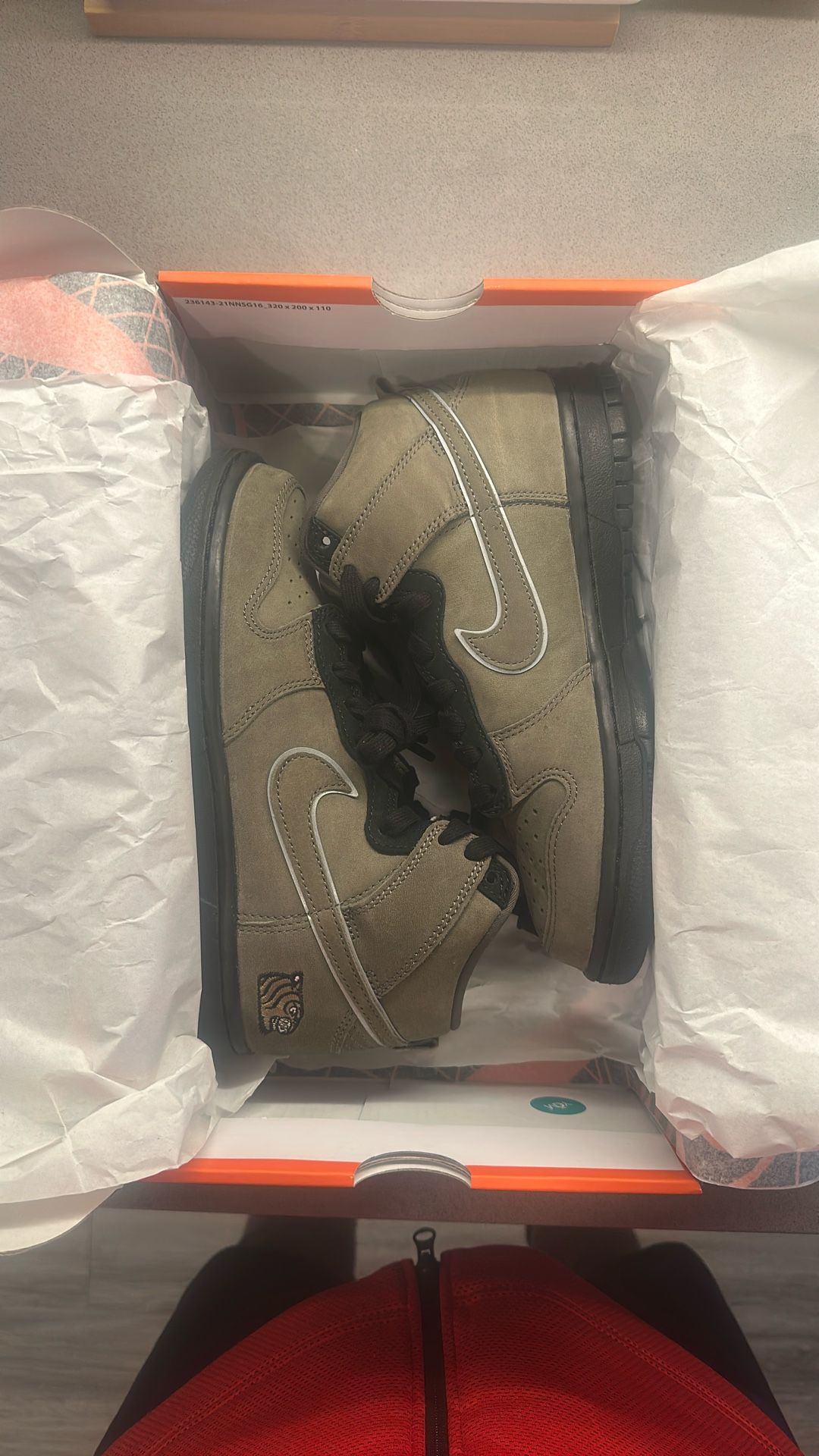 Nike Dunk High Soulgoods Olive Size 5 (6.5W) 