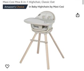 Maxi-Cosi Moa 8-in-1 Highchair, Classic Oat