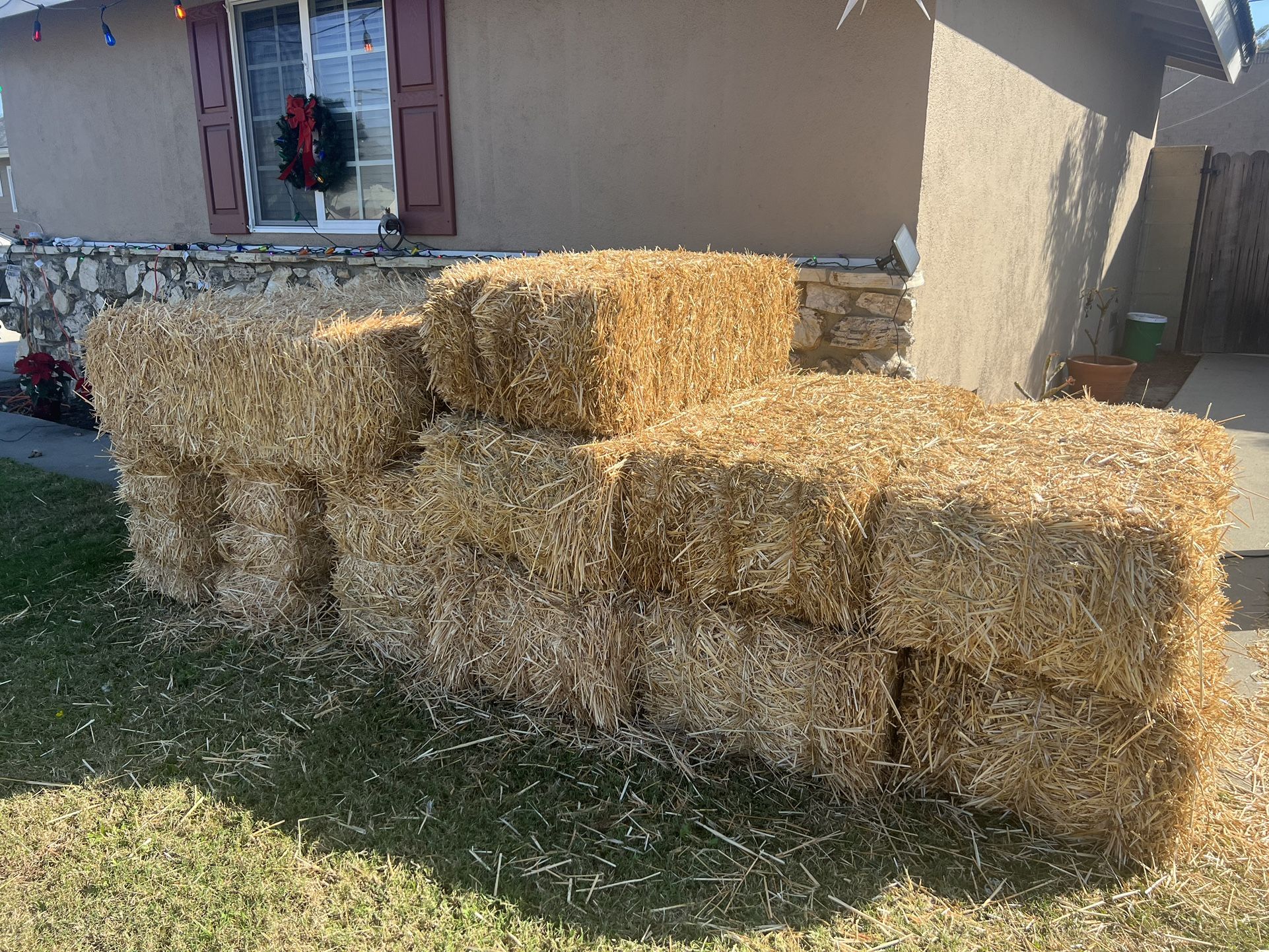Hay Bales (wheat Straw Hay) for Sale in Garden Grove, CA OfferUp