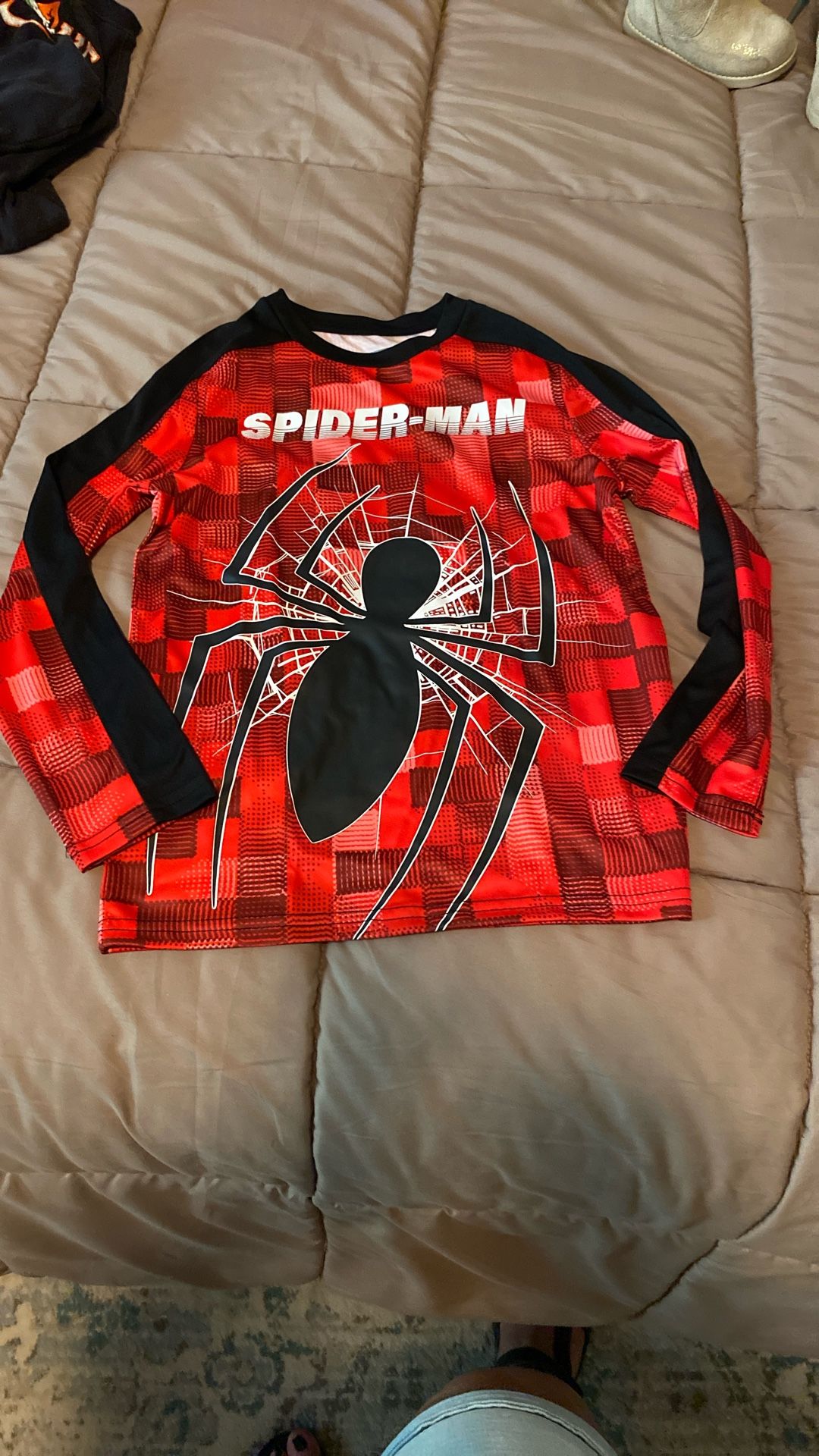 Boys Spider-Man New Top Size 7