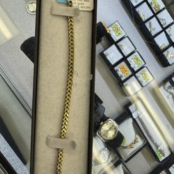 10k Braided Bracelet