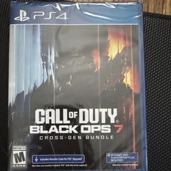 Cross gen Bundle ps4 AND ps5 Call of duty black ops 7