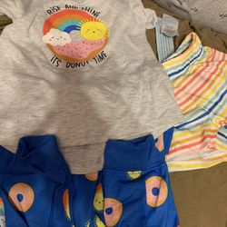 Toddler Girls 3 Piece Pj Set NEW