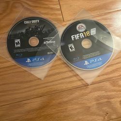 PS4 Games - FIFA And Call Of Duty