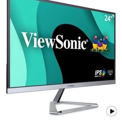 LIKE-NEW VIEWSONIC 24” MONITOR