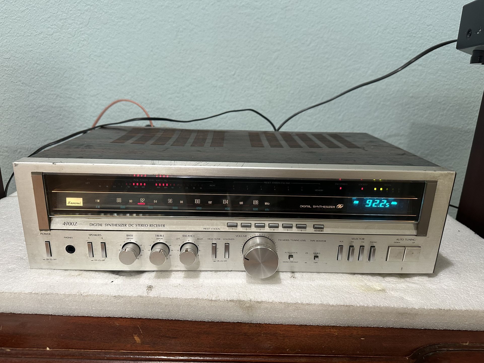 Vintage Sansui 4900Z Digital Synthesizer DC Stereo Receiver