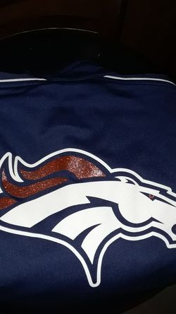 Denver Bronco glitter jacket Girls size 8