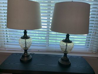 Two beautiful lamps