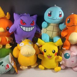 Pokemon Nintendo Collection Pikachu Plush dolls 6-9" Stuffed Animals