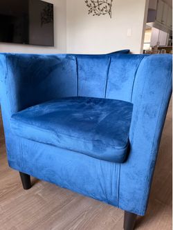 Yaheetech Velvet Accent Chair, Modern Comfortable Armchairs,"