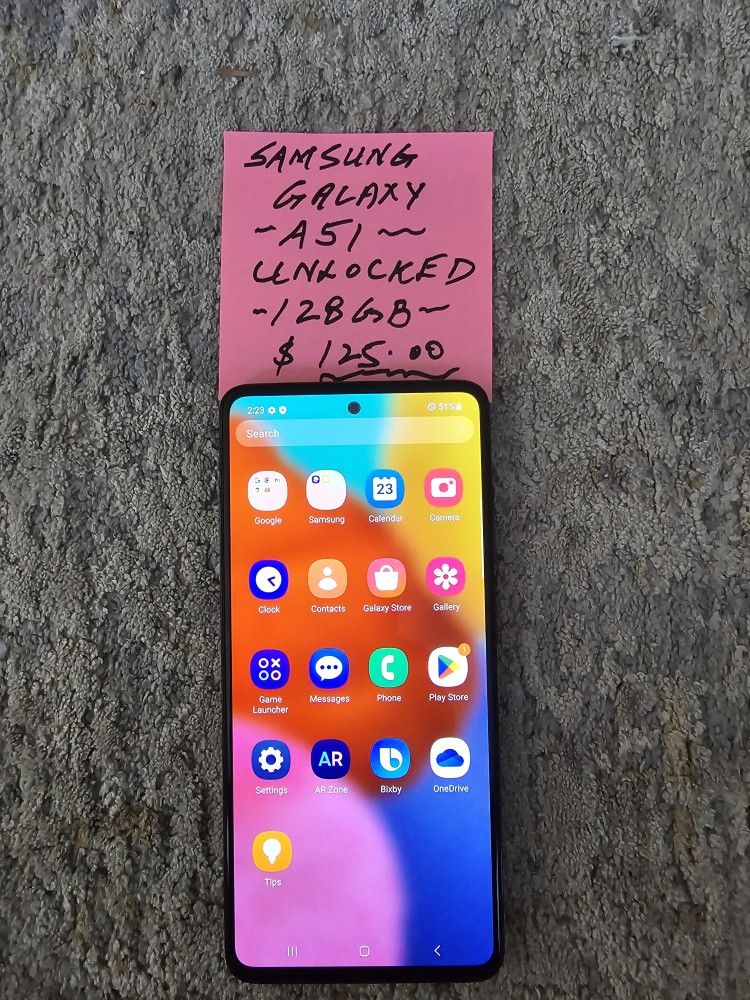 Samsung GALAXY A51 5G UNLOCKED 128GB