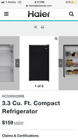 Mini Fridge (Brand New)