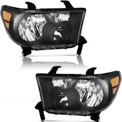 New Toyota Tundra / Sequoia Black Headlights